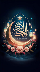 Islamic background for Eid Al-Adha