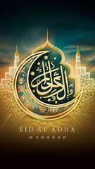 Islamic background for Eid Al-Adha