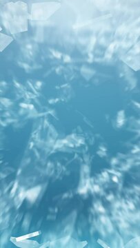 Cold Ice Break crack animation.