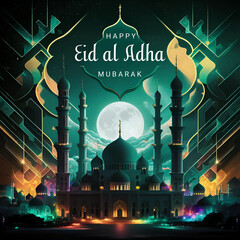 Islamic background for Eid Al-Adha
