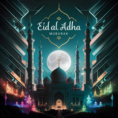 Islamic background for Eid Al-Adha