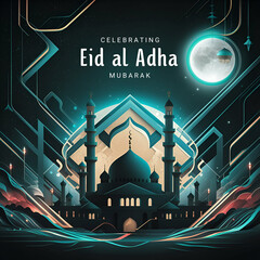 Islamic background for Eid Al-Adha
