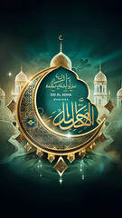Islamic background for Eid Al-Adha