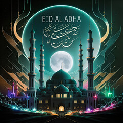 Islamic background for Eid Al-Adha