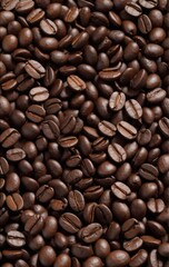 Naklejka premium coffee beans background