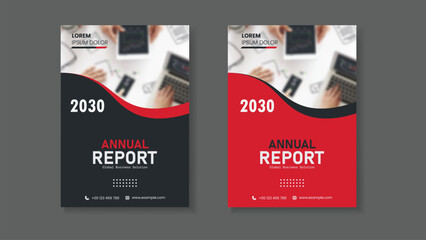 Annual report brochure flyer design template vector, Leaflet, presentation book cover templates, layout in A4 size