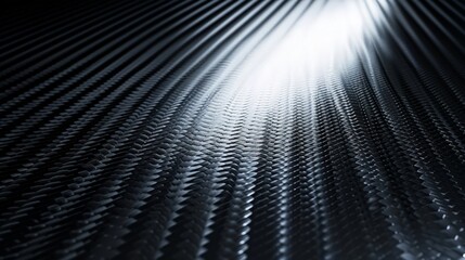 Fototapeta premium Carbon fiber background with a glossy high tech look.