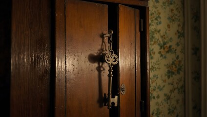 A suspenseful tale where a forgotten hanger in an old wardrobe holds the key to a decades-old mystery ai_generated