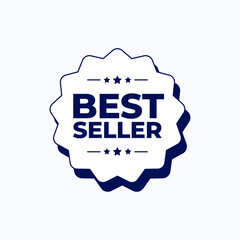 Best Seller Logo Vector Template Design Illustration