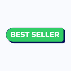 Best Seller Logo Vector Template Design Illustration