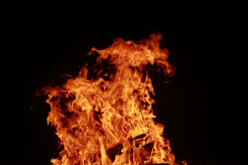 fire in the night