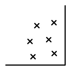 Correlation Vector Icon