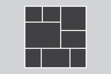 photo frames on transparent background design 02