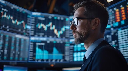 ConfidentGu Piao Jiao Yi Yuan Zai Duo Xian Shi Qi Ping Mu Qian Gong Zuo ,Fen Xi Fu Za De Jin Rong Shu Ju ,Zhi Ding Cheng Gong De Tou Zi Ce Lue ,Zhui Qiu Zhuo Yue De Hui Bao