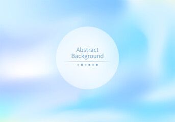 Gradient color background, blending blue and white, creating a tranquil atmosphere.