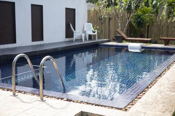 Small swimming pool of a small hotel