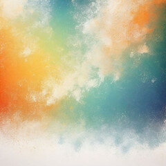 Fototapeta premium white-green-blue-orange-yellow--grainy-noise-grungy-empty-space-or-spray-texture--a-rough-abstract