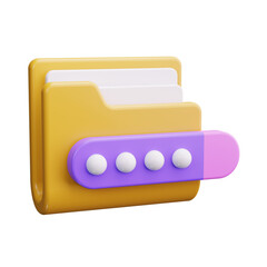 folder 3d render icon