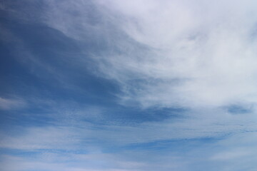 blue sky clouds