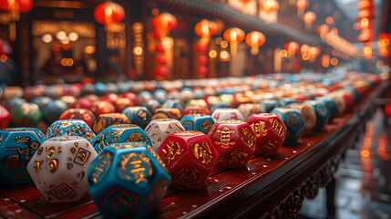 lanterns,
Chinese New Year Decorations Twenty Sided Dice