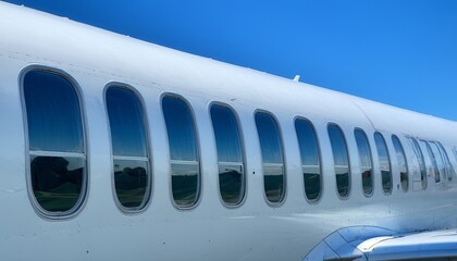 Airplane Windows: A Panoramic View of the Skies