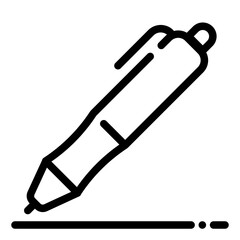 Pen Icon in Line Style