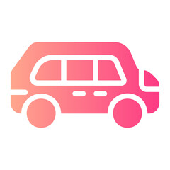 family car gradient icon