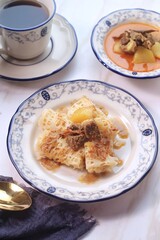 morning, soup, tea, restaurant, dishes, delicious, lunch, plate, cuisine, dessert, ramadan, lace bread, homemade, dish, lace, fried, indonesia, closeup, culinary, breakfast, tasty, popular, indonesian
