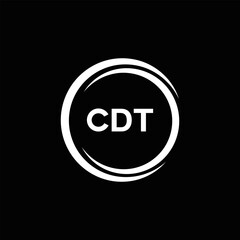 CDT logo. C D T design. White CDT letter. CDT, C D T letter logo design. C D T letter logo design in FIVE, FOUR, THREE, style. letter logo set in one artboard. C D T letter logo vector design.