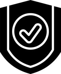 Trust glyph icon vector