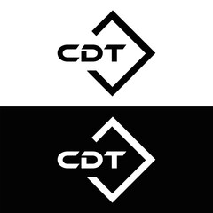 CDT logo. C D T design. White CDT letter. CDT, C D T letter logo design. C D T letter logo design in FIVE, FOUR, THREE, style. letter logo set in one artboard. C D T letter logo vector design.