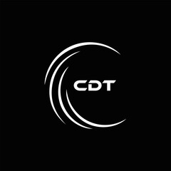 CDT logo. C D T design. White CDT letter. CDT, C D T letter logo design. C D T letter logo design in FIVE, FOUR, THREE, style. letter logo set in one artboard. C D T letter logo vector design.