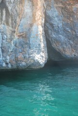 Paisajes marinos en el parque nacional Mochima,estado Sucre Venezuela.