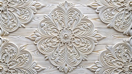 horizontal white wood design for pattern and background
