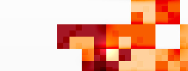 Dynamic colorful squares background. Vector Illustration For Wallpaper, Banner, Background, Card, Book Illustration, landing page