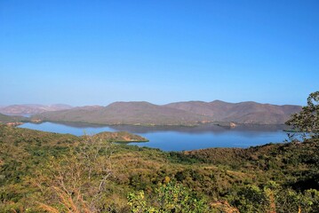 Paisajes marinos en el parque nacional Mochima,estado Sucre Venezuela.