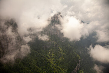 Tianmen Mountain - Heaven's Gate Mountain is a mountain located within Tianmen Mountain National Park, Zhangjiajie, in the northwestern part of Hunan Province, China.