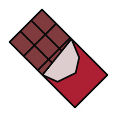 chocolate icon vector template design flat and simple