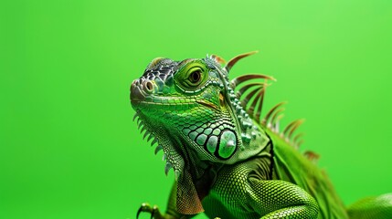 Obraz premium portrait pet, dog, cat, chameleon, iguana on clean background