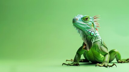 Fototapeta premium portrait pet, dog, cat, chameleon, iguana on clean background