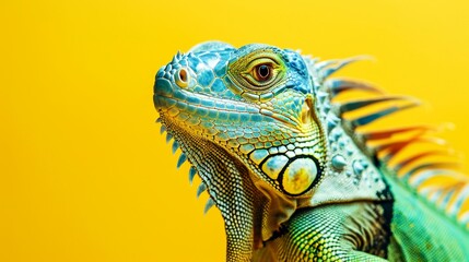 Fototapeta premium portrait pet, dog, cat, chameleon, iguana on clean background