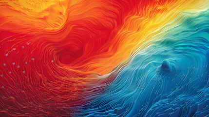 Colorful Representation of WX Wind Speeds on a 2-Dimensional Grid
