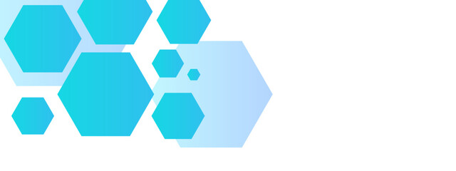 Vector technology luxury colorful hexagonal background vector illustration. Futuristic banner with technology blue hexagons and shiny lights. Design for banner, template, technology, science, medical