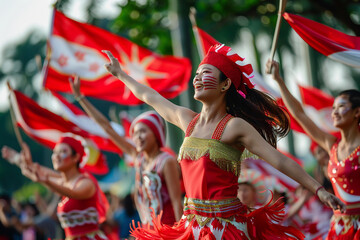Obraz premium Singapore National Day.