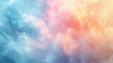 Fototapeta premium A dreamy abstract background with the soft pastel colors of cotton candy