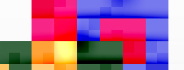 Dynamic colorful squares background. Vector Illustration For Wallpaper, Banner, Background, Card, Book Illustration, landing page