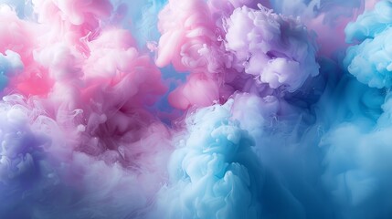 Fototapeta premium An abstract background resembling fluffy cotton candy