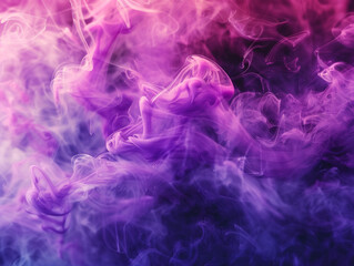 Purple Smoke on Black Background