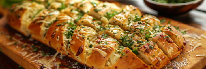 Cheesy garlic loaf