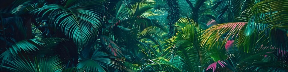 colorful tropical leaf background